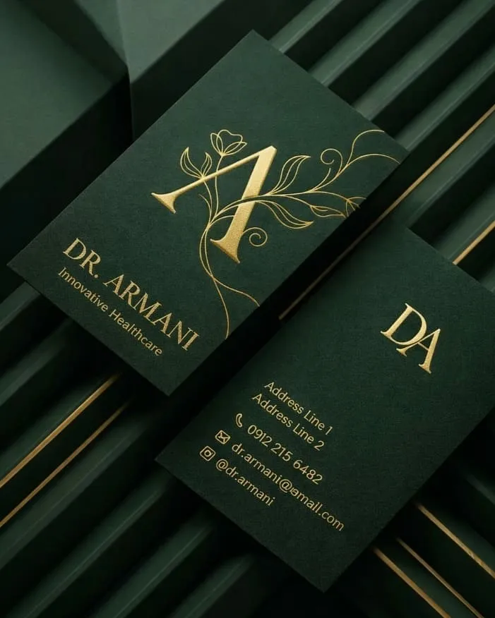 طراحی کارت ویزیت پروژه یک